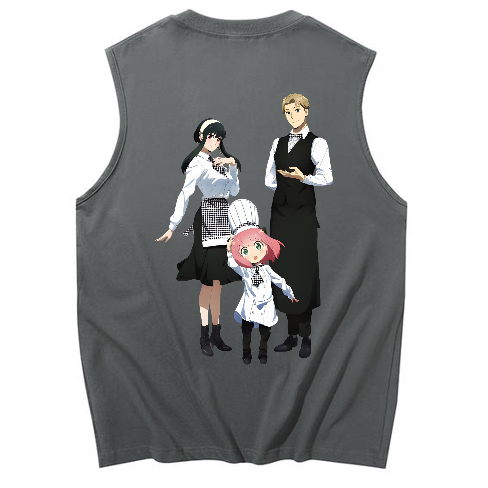 （画像用） SPY×FAMILY间谍家家酒 コットン100％タンクトップ（背面プリント）